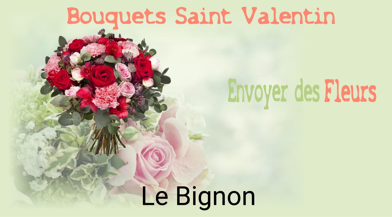 Roses de Saint-Valentin livrées à Le Bignon